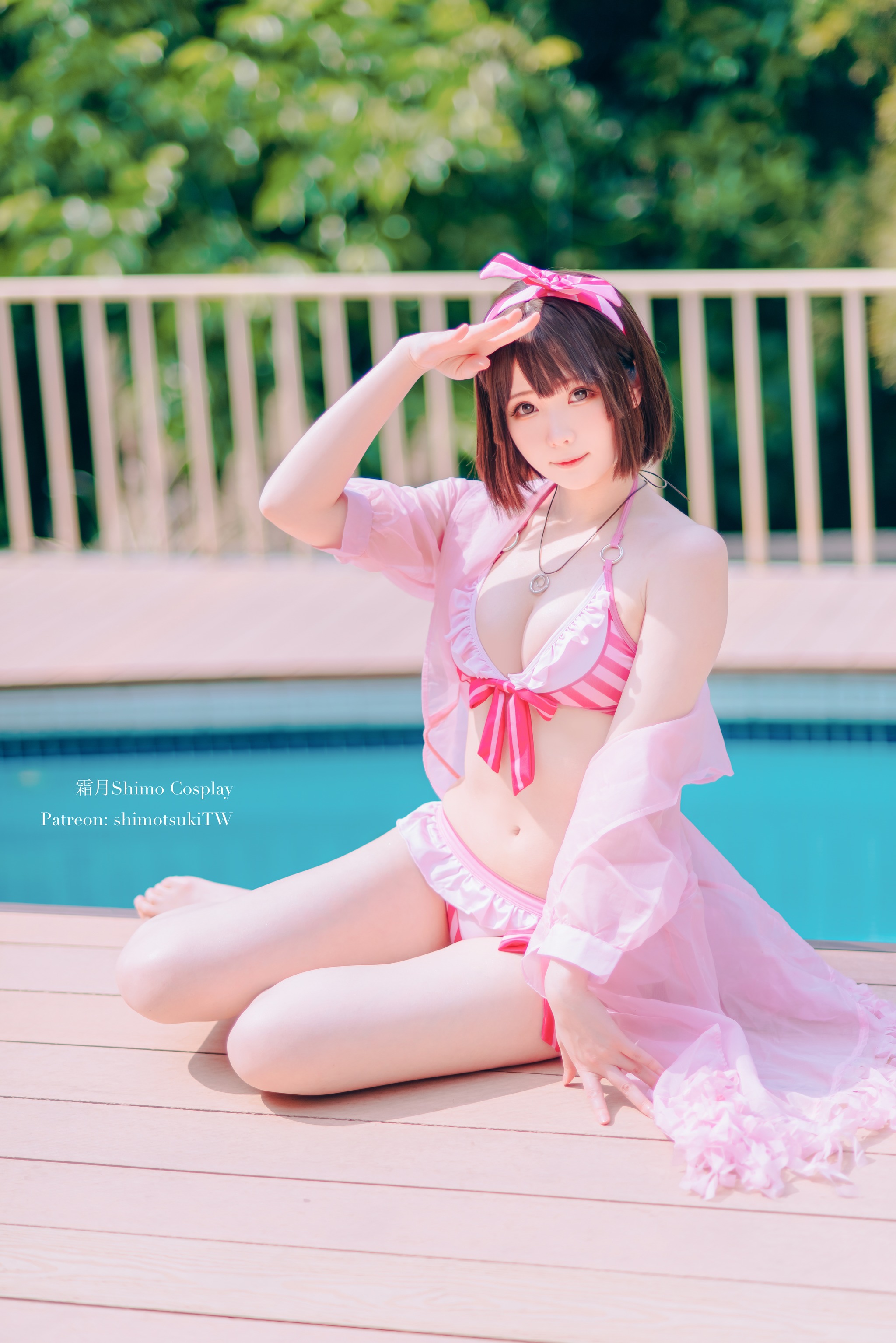图片[1]-霜月shimo – NO.025 加藤惠泳衣 [19P]-XikXak